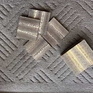 Faux Croc coasters Set of 4